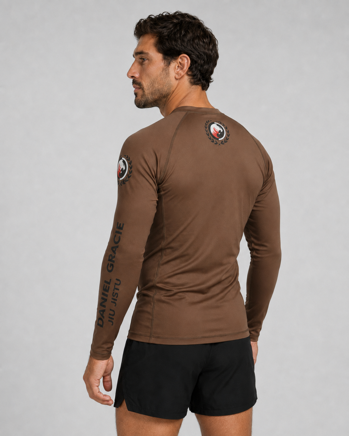 Brown Daniel Gracie Ranked Rashguard by Jungju