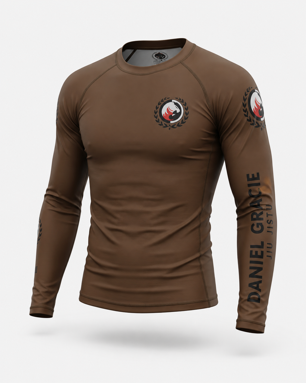 Brown Daniel Gracie Ranked Rashguard by Jungju