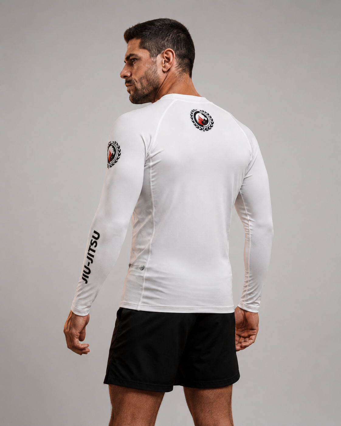 White Daniel Gracie Ranked Rashguard by Jungju