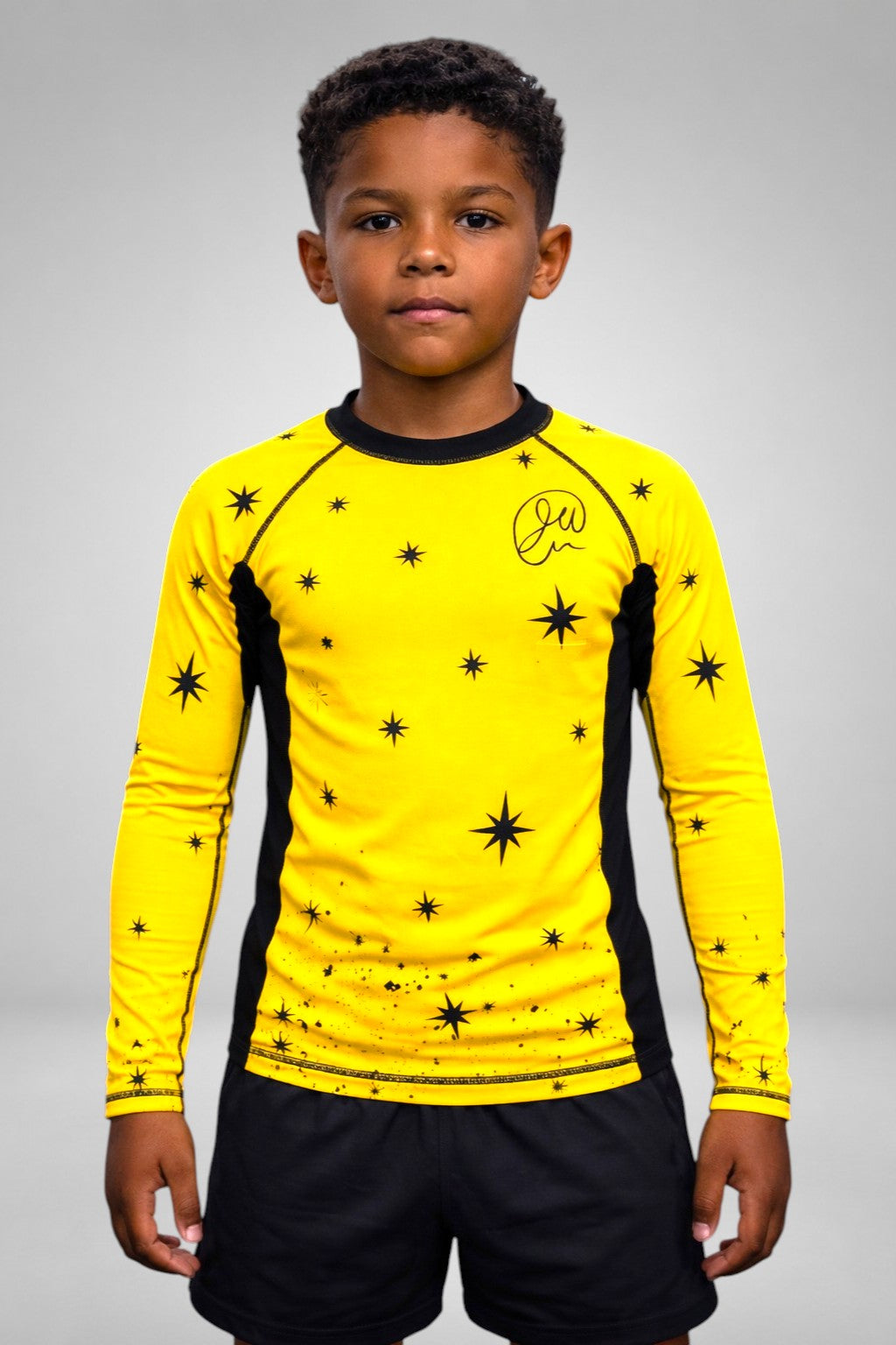 Team Wells Rashguard Youth Winner's Gold
