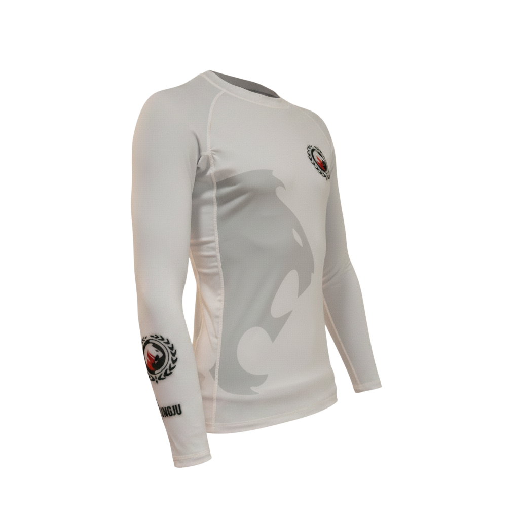 White Daniel Gracie Ranked Rashguard by Jungju