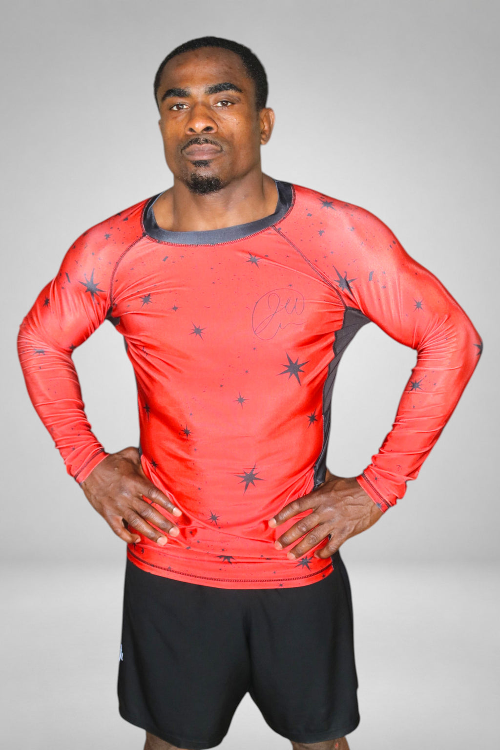 Team Wells Rashguard Sanguine Red