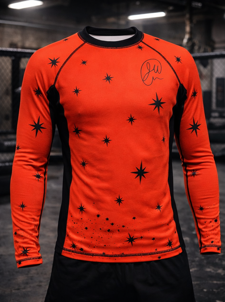 Team Wells Rashguard Youth Sanguine Red